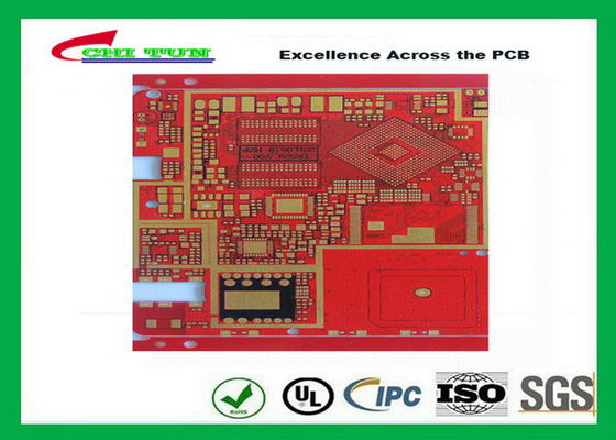 de boa qualidade PWB Multilayer que fabrica a cor vermelha da disposição do PWB da placa de circuito do controle de Impandence fornecedores