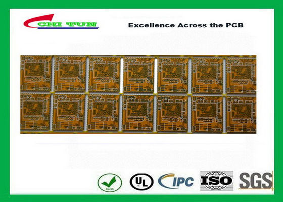 de boa qualidade PWB Multilayer amarelo placa de circuito impresso de Bluetooth de 4 camadas com BGA e meios furos fornecedores